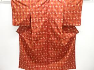 本場琉球絣　手織り紬着物